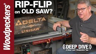 Will RIP-FLIP Fit Your Old Table Saw & Fence? | Deep Dive | Woodpeckers Woodworking Tools