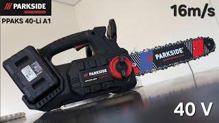 Parkside Performance 40V tree pruning chainsaw PPAKS 40-Li A1.