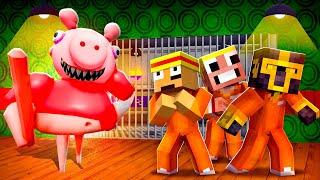 ESCAPA DE LA PRISIÓN DE PEPPA PIG EN MINECRAFT 