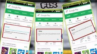 How to Fix Play Store Error Code 101, 103, 110, in Android