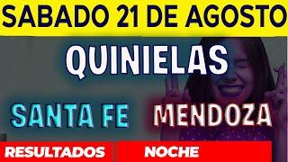 Resultados Quinielas Nocturna de Santa Fe y Mendoza, Sábado 21 de Agosto