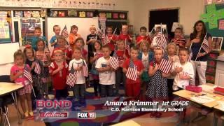 Pledge of Allegiance: C.O. Harrison Elementary School - Ms. Amara Krimmer First Grade