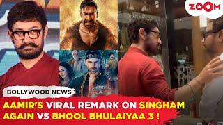 Aamir Khan's HONEST confession to Anees Bazmee about Singham Again VS Bhool Bhulaiyaa 3 goes VIRAL!