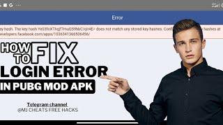 How to fix login error in pubg mobile mod APK 3.3 version