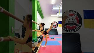Gymnastics training #gymnastics #flex #flexibility #training #coach #rg #rhythmicgymnastics #shorts