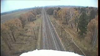 double FPV - chasing the train