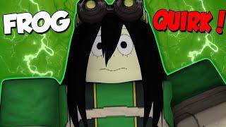 CHECKING OUT THE FROG QUIRK IN BOKU NO ROBLOX:REMASTERED! | ROBLOX | FROG QUIRK SHOWCASE!