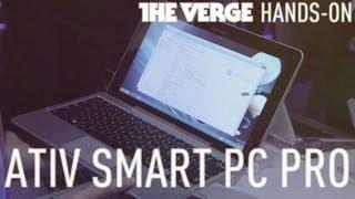 Samsung Ativ Smart PC Pro Hands on demo