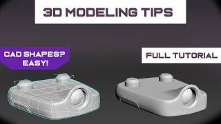 3D Modeling Tips: Cad Model in 3ds Max #howto #3dsmax #tips