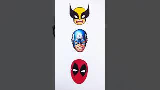 Deadpool vs Iron Mn vs Wolverine Puzzle  #deadpool #puzzle #art #deadpool3 #wolverine #ironman