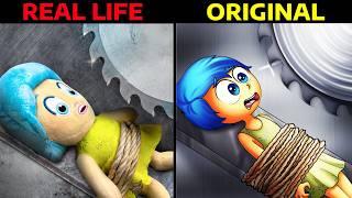 INSIDE OUT Real Life VS Parody! The Best Animation TikToks in Real Life 3