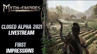 MYTH OF EMPIRES  2021 CLOSED ALPHA - Warrior's Journey To The East (Gameplay, First Impressions)