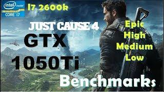 Just Cause 4 GTX 1050Ti - 1080p - High - Medium - Low - 900p | Performance Benchmarks