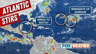 Gordon's Leftovers Among 3 Areas Now Being Tracked In Atlantic