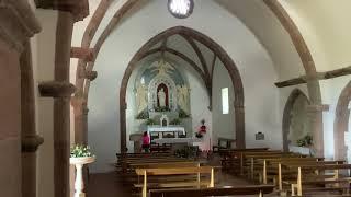 Sarule - Interno della chiesa della Madonna  di Gonare - Edificato nel 1619 a 1.100 metri d’altezza.