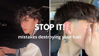 Mistakes Destroying Your Hair