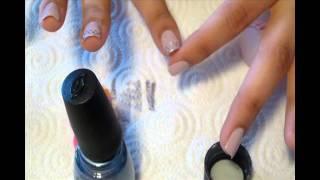 Konad Stamping Nail Art Tutorial - Silver Necklace using M45 & M77