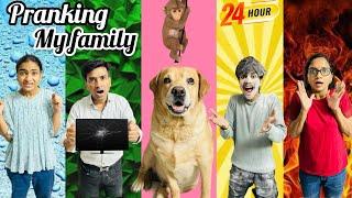 PRANKING MY FAMILY FOR 24 HOURS | Leo ne liya badla | Anant Rastogi