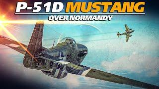 P-51D Mustang Over Normandy Jumped By Me-262 Schwalbe | IL-2 | WWII | WW2