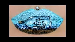 Lipstick Tutorial Compilation 2017  New Amazing Lip Art Ideas November 2017