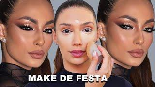 MAKE PROFISSIONAL PARA FESTAS | A MAQUIAGEM MAIS LINDA QUE EXISTE!!!