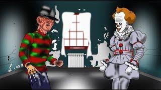 Оно Пеннивайз против Фредди Крюгера(Анимация)It Pennywise vs Freddie Kruger(Animation)