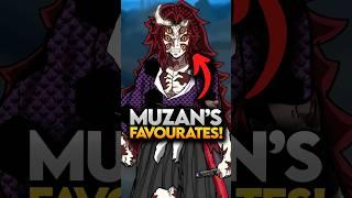 Top 3 Upper Moon Demons Muzan actually Respects the Most! Demon Slayer #demonslayer #shorts