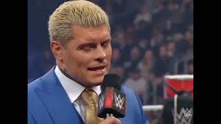 Cody Rhodes Using Banned Words ‍️