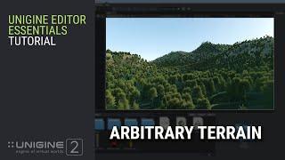 Arbitrary Terrain - UNIGINE Editor 2 Essentials (Engineering and Sim editions)