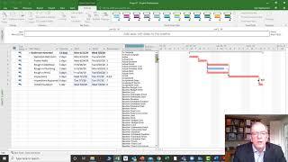 MS Project Tutorial 2 Basics on setup and calendars