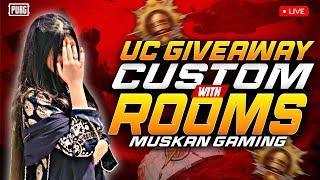 Win BIG in PUBG MOBILE CUSTOM ROOMS with Muskan Gaming YT