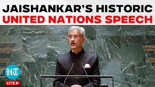 United Nations LIVE | India’s Jaishankar Speaks At United Nations General Assembly, Slams Pakistan