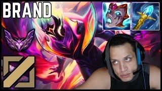  Tyler1 ONLY BRAND GETS ME LP | Brand Mid Full Gameplay | Season 15 ᴴᴰ