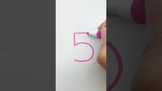 How to draw a cow from 5  Step by step drawing for kids