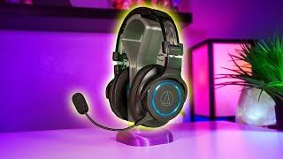 Audio-Technica ATH-G1WL Premium Wireless Gaming Headset Review and Mic Test