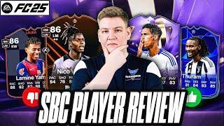 WAS SIND DAS FÜR SBCs?? VARANE, THURAM, LAMINE YAMAL & NICO WILLIAMS PLAYER REVIEW IN EA FC 25