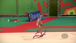 SOKOLOVA Anna (CYP) - 2022 Rhythmic Worlds, Sofia (BUL) - Qualifications Ribbon