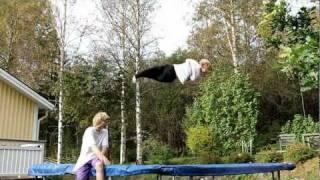 Jacob Nordin & Anton Hörnfeldt - Sick Trampoline Tricks 2011!