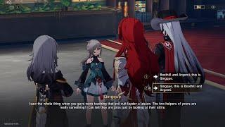 That time Qingque got recruited to the Four-Foot-Hall Cult