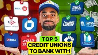 TOP 5 CREDIT UNIONS YOU GUYS NEED TO START BANKING WITH ASAP IN 2025 (ACT NOW)