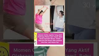Gritte agatha aktif olahraga saat hamil!!!
