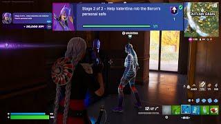 How to EASILY Help Valentina rob the Baron's personal safe in Fortnite locations Quest!