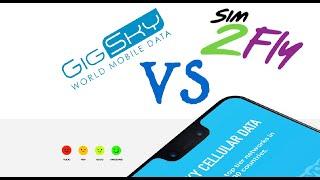 Gigsky vs SIM2Fly - Travel eSIM comparison - Best Asian Plan?