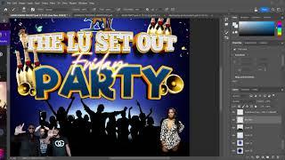 How To Make a Party Flyer in Photoshop Tutorials for Graphic Designers Flyer Design