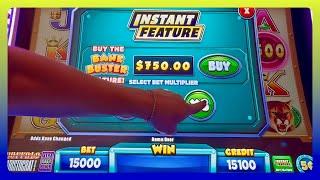 $750 Bonus Buy Jackpot! Las Vegas Casino Slots!