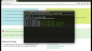 CakePHP 3 - 01 - Getting started with CakePHP 3 using composer