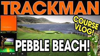 Trackman Golf Simulator - Playing Pebble Beach Golf Course (Virtual Golf 2 & Trackman 4)