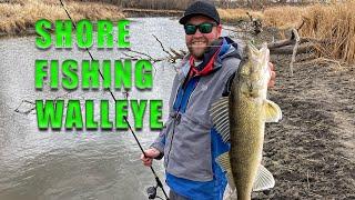 Shore Fishing Walleye Tactics