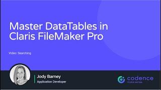 Mastering DataTables in Claris FileMaker Pro 2.3 - Searching