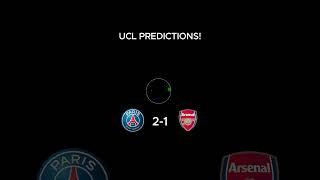 UCL PREDICTIONS!